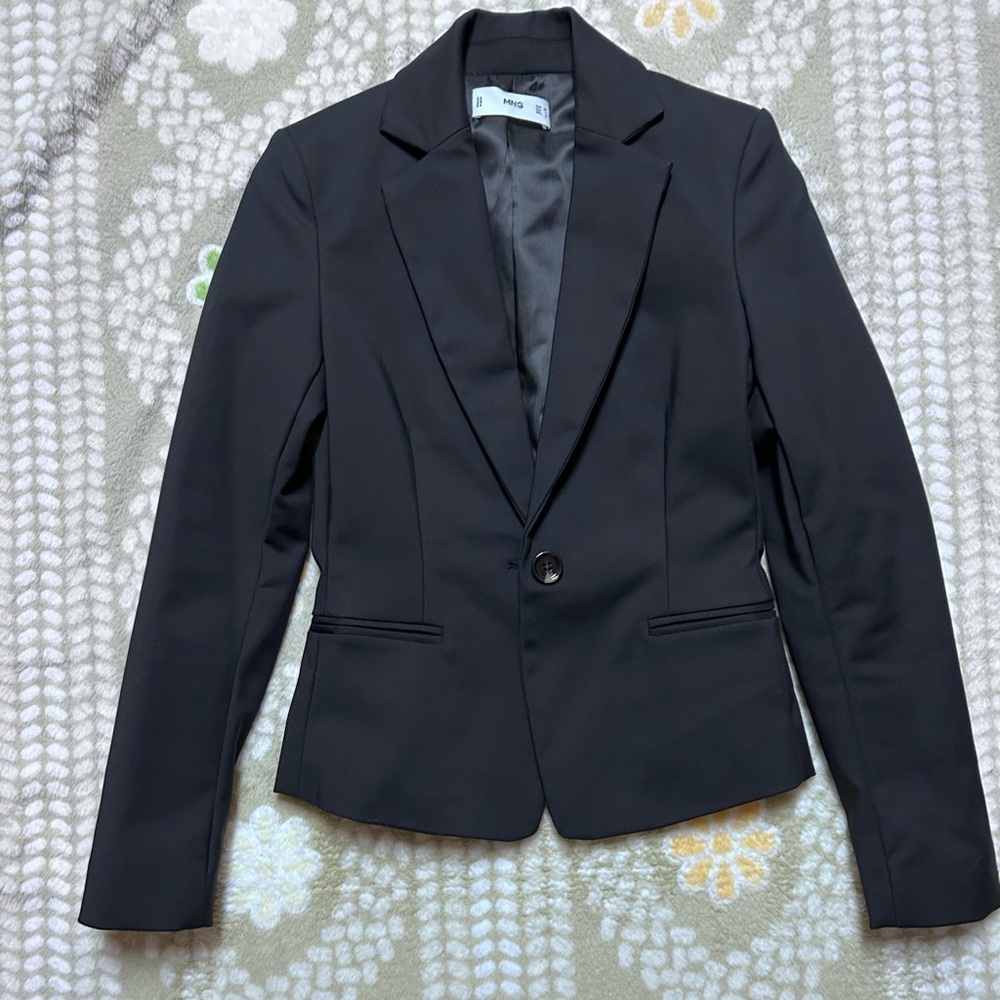 Mango Classic Black Blazer